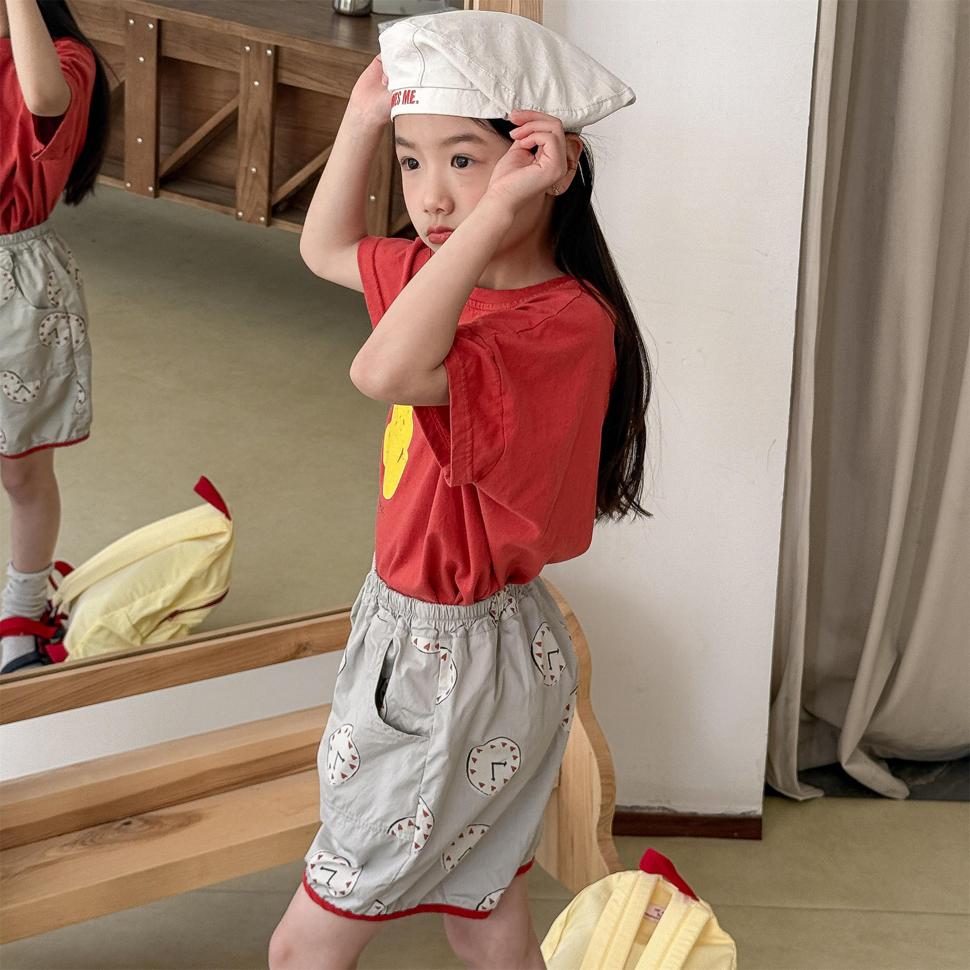 Kids Heart Shaped Dog Shorts