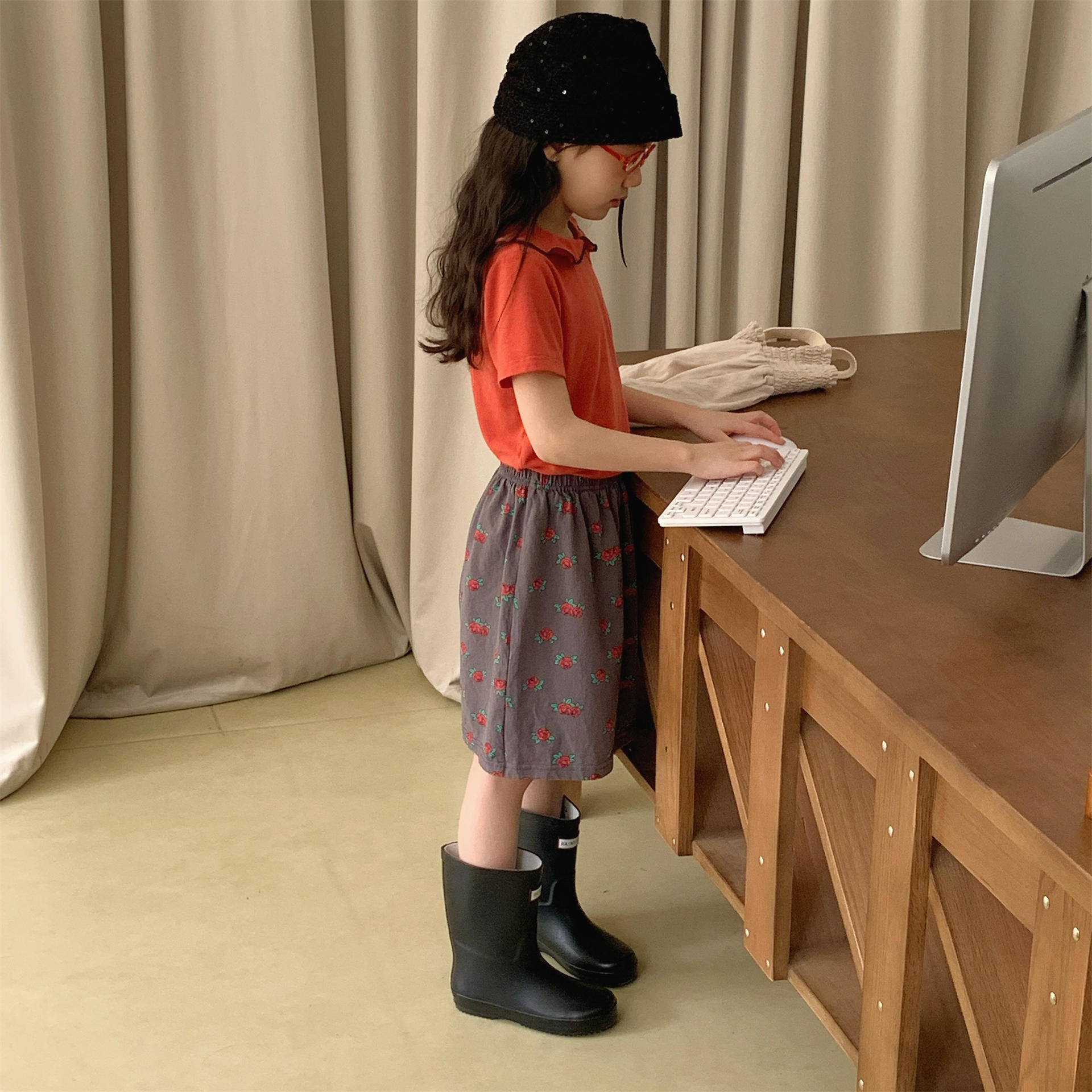 Kids Rose Casual Dress