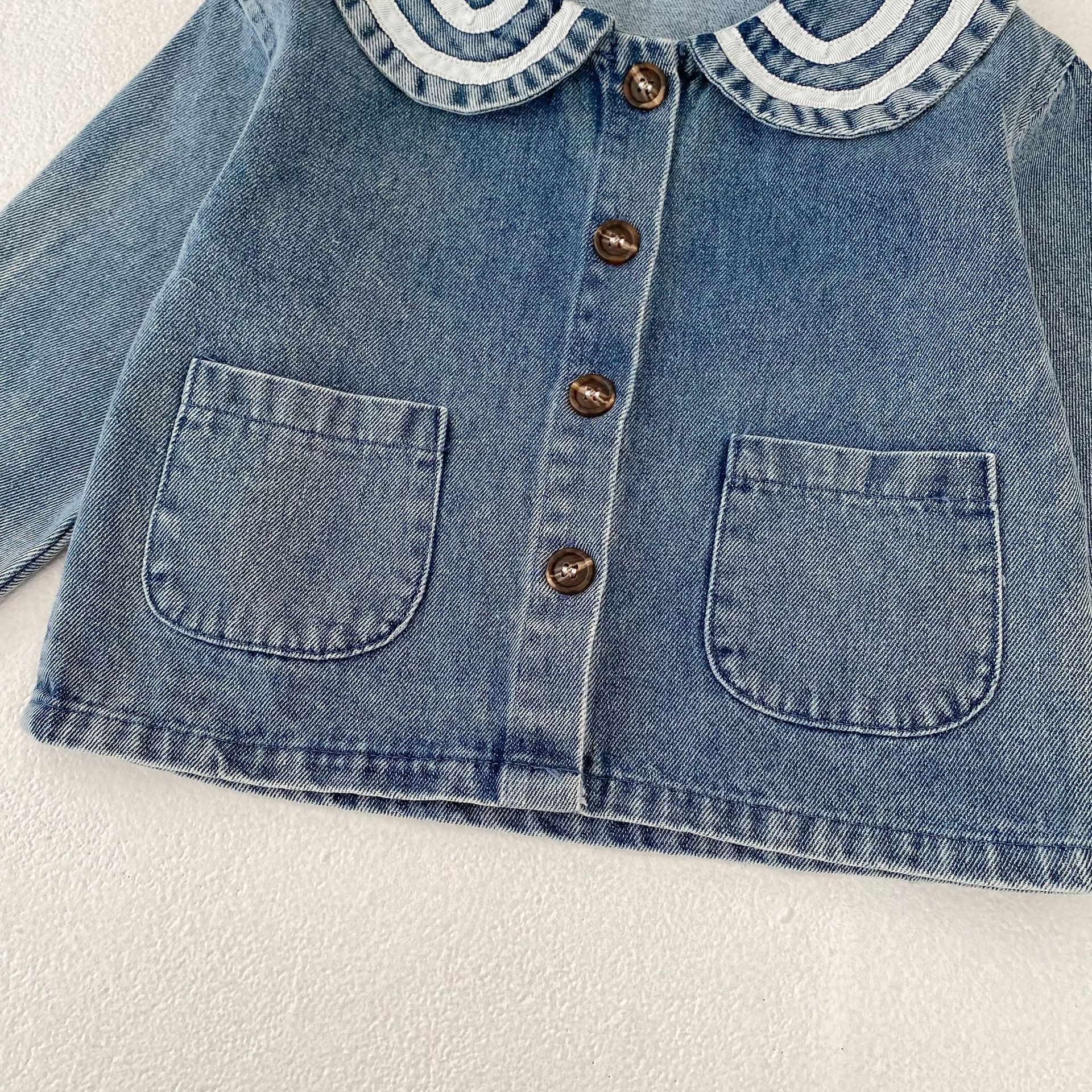 Baby & Toddler Lapel Denim Jacket