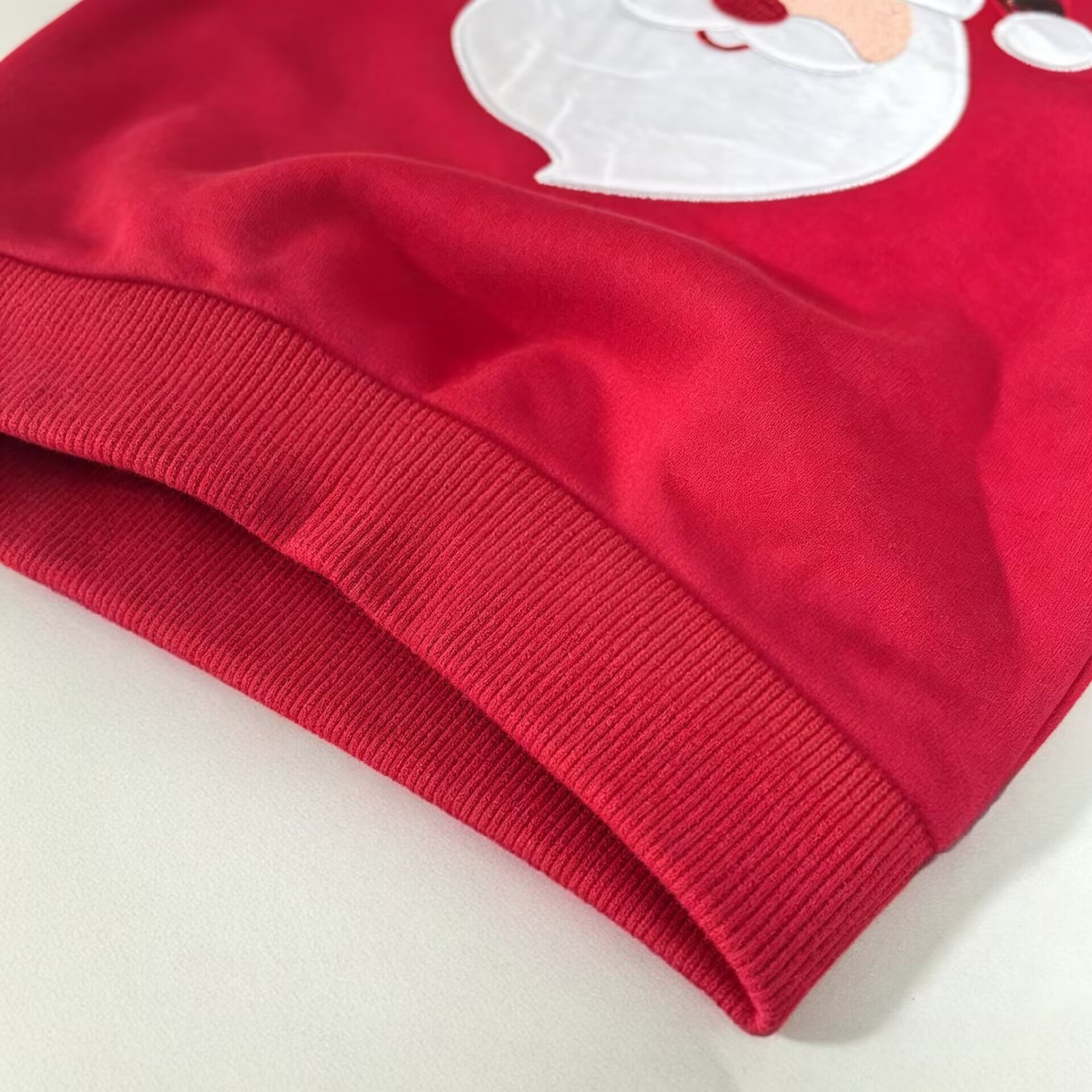 Baby Santa Claus Sweatshirt and Checkered Pants Set
