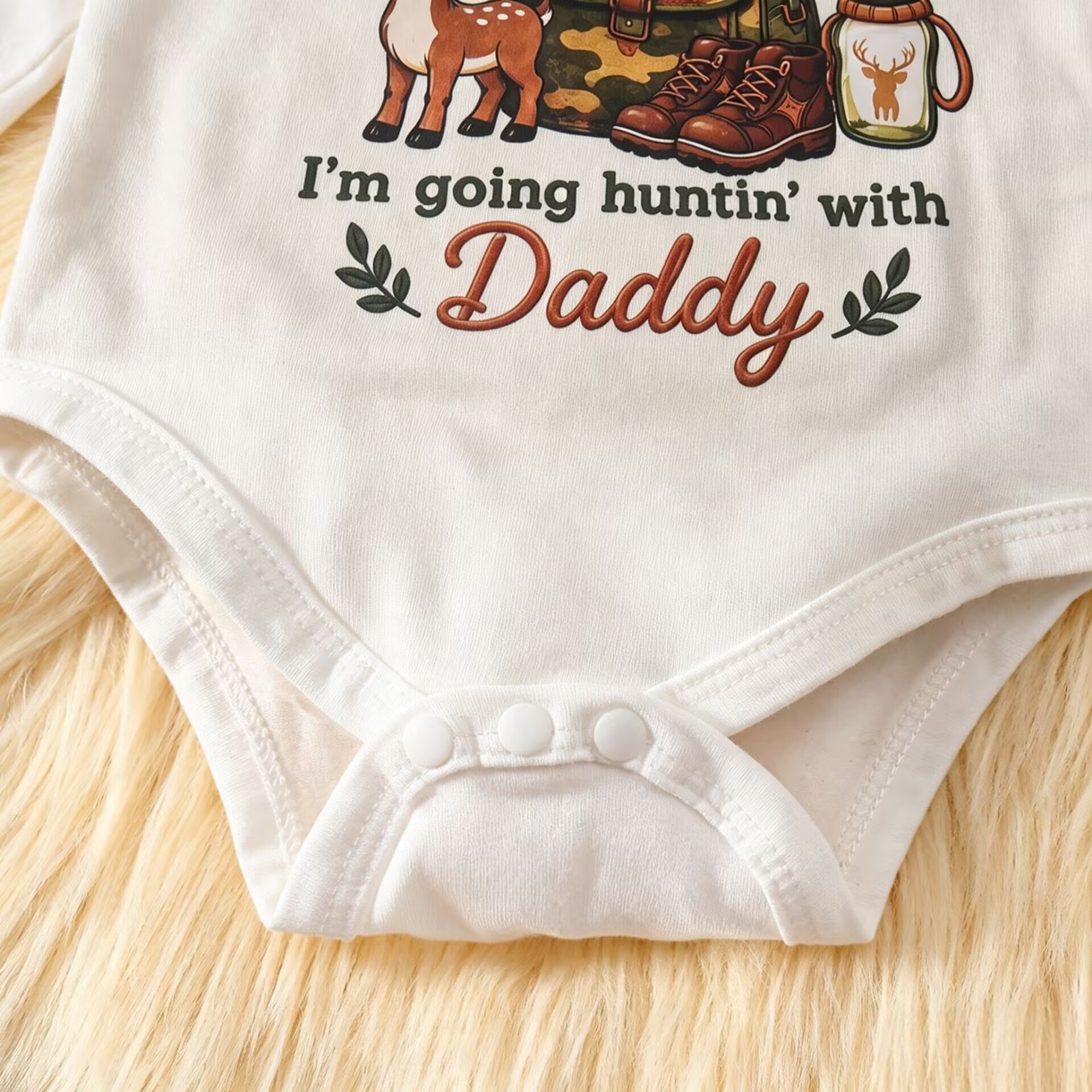Baby Christmas Hunting Camo 3-Piece Set