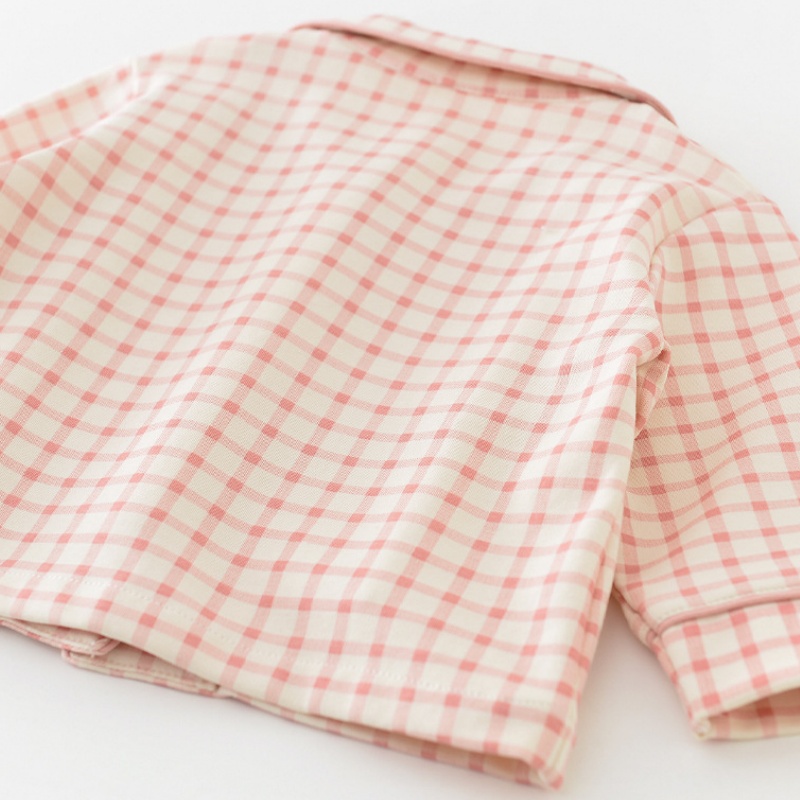 2-piece baby plaid pajama set