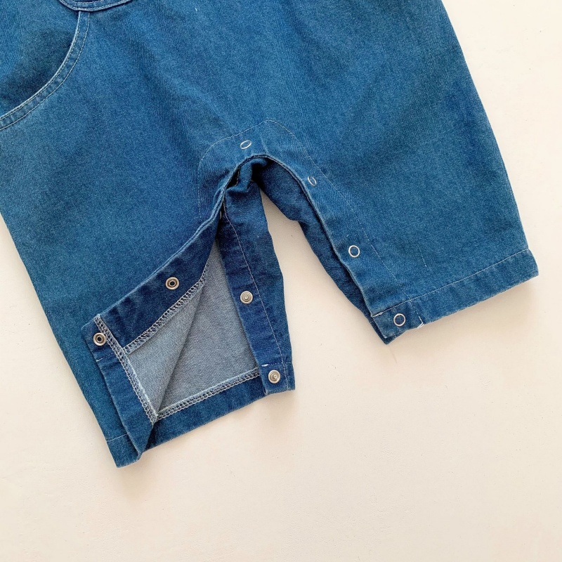Baby Bear Pocket Denim Overalls
