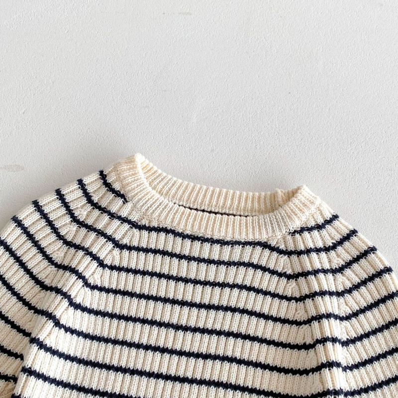 Baby Toddler Girls Striped Knit Sweater Dress
