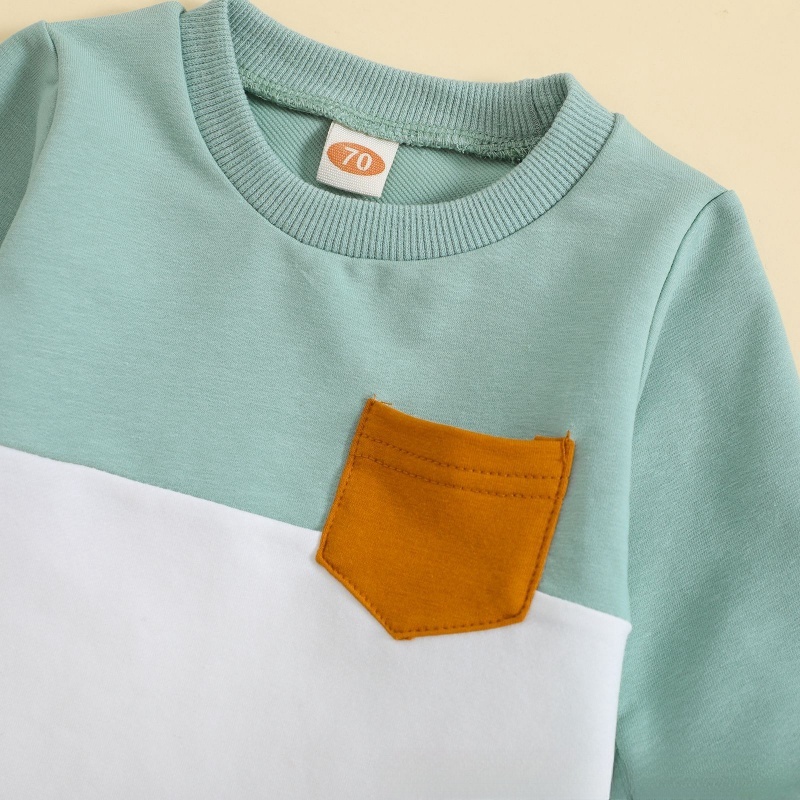 Colorblocked Baby Toddler 2-Piece Sweater Set