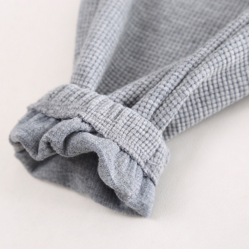 2-Piece Baby Toddler Waffle Sweatshirt Set