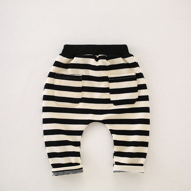 Baby Alphabet Classic Stripe Casual Pants