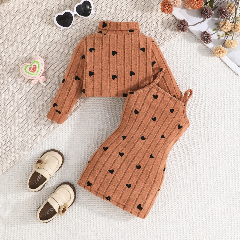 2-Piece Baby Toddler Girls Dress Set