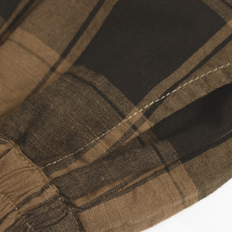 Kids' Plaid Print Casual Pants