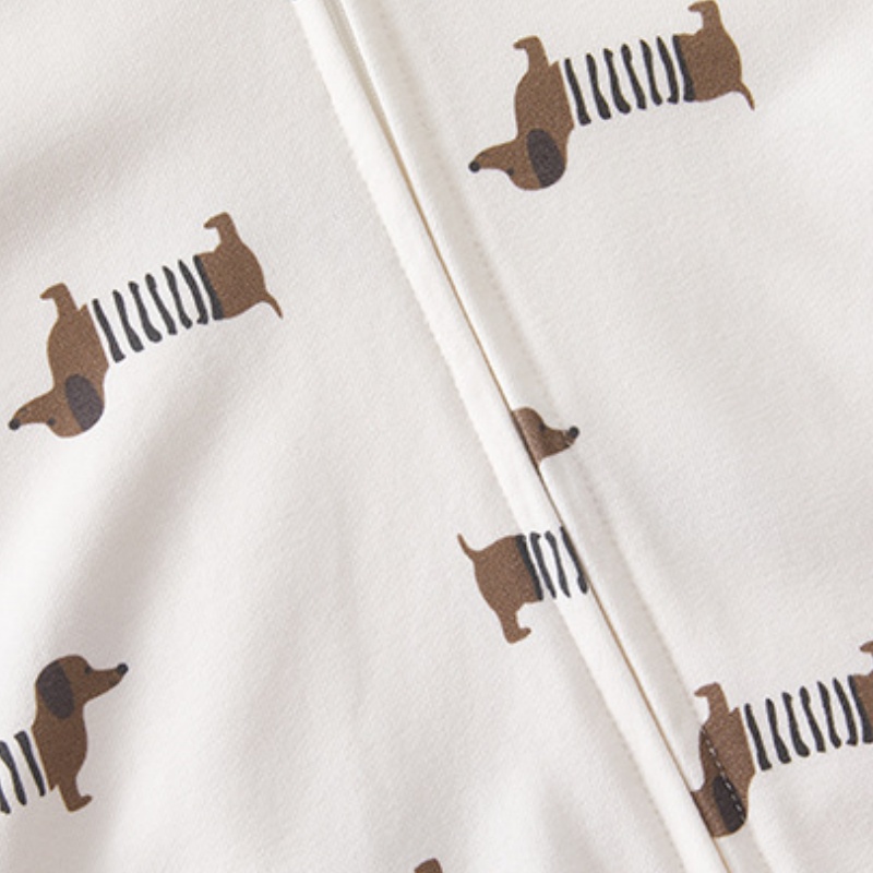 Baby Animal Print Hooded Romper