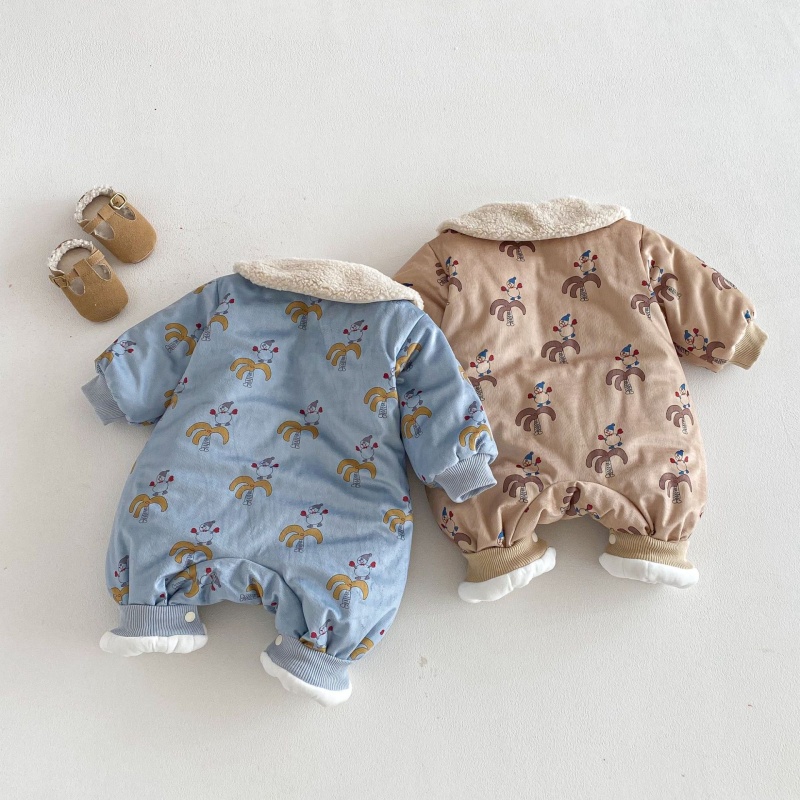 Baby Printed Fleece Romper