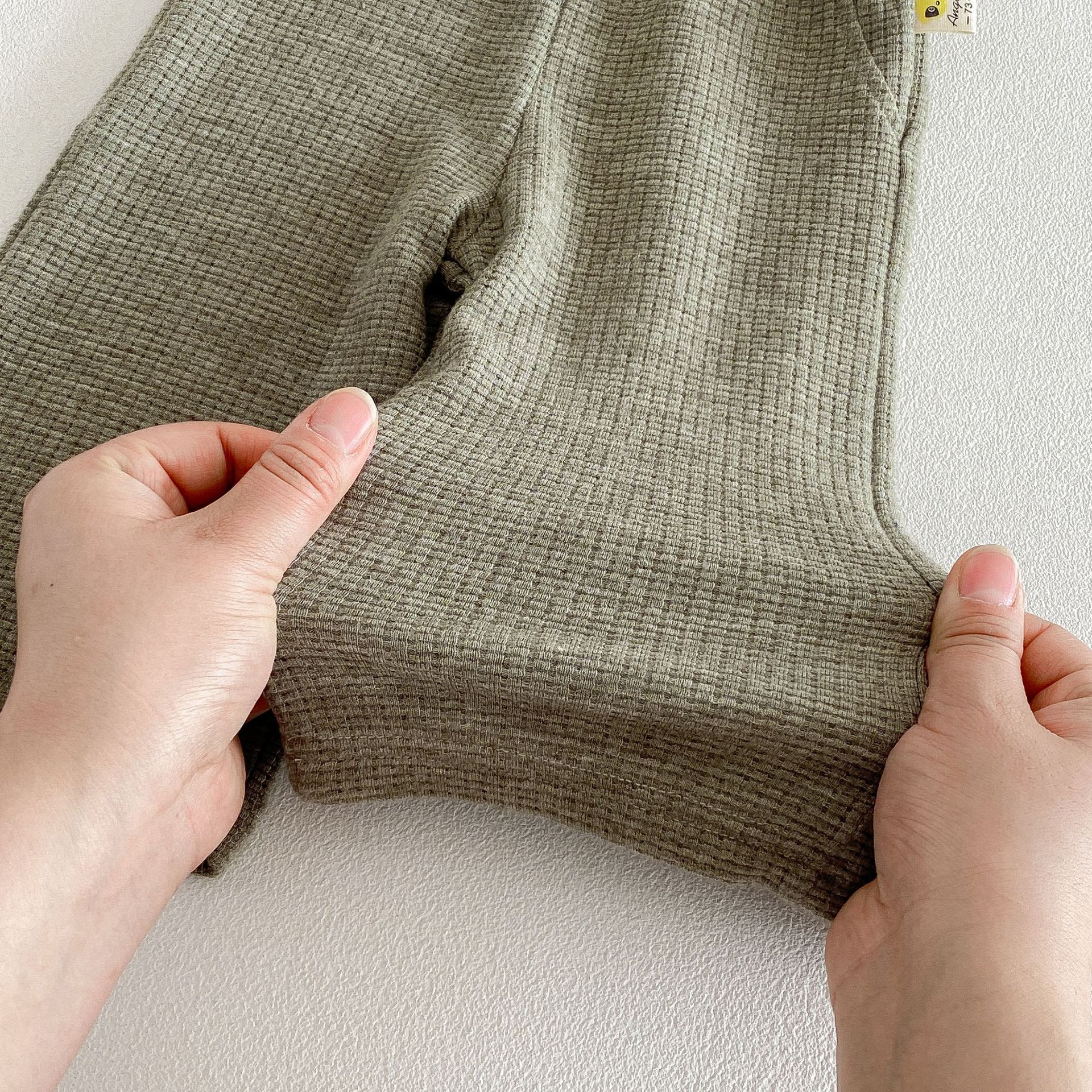 Baby Toddler Girl Solid Color Lace Tank Top & Pants/Top