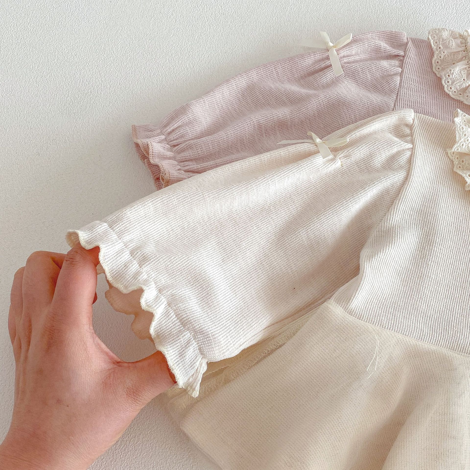 Baby Toddler Girl Mesh Fabric 2-Piece Sets