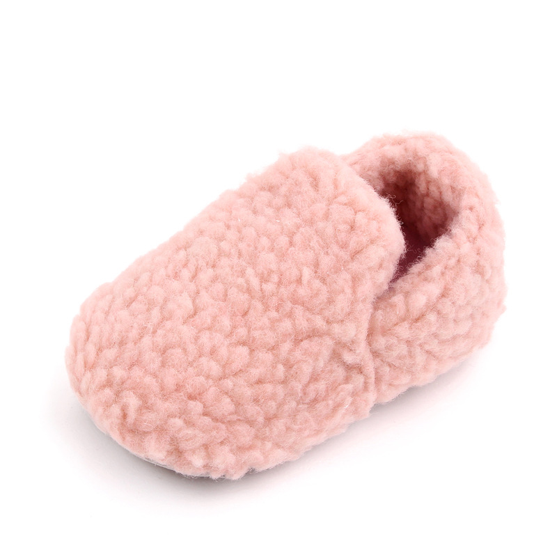 Baby Fleece Warm Solid Color Shoes