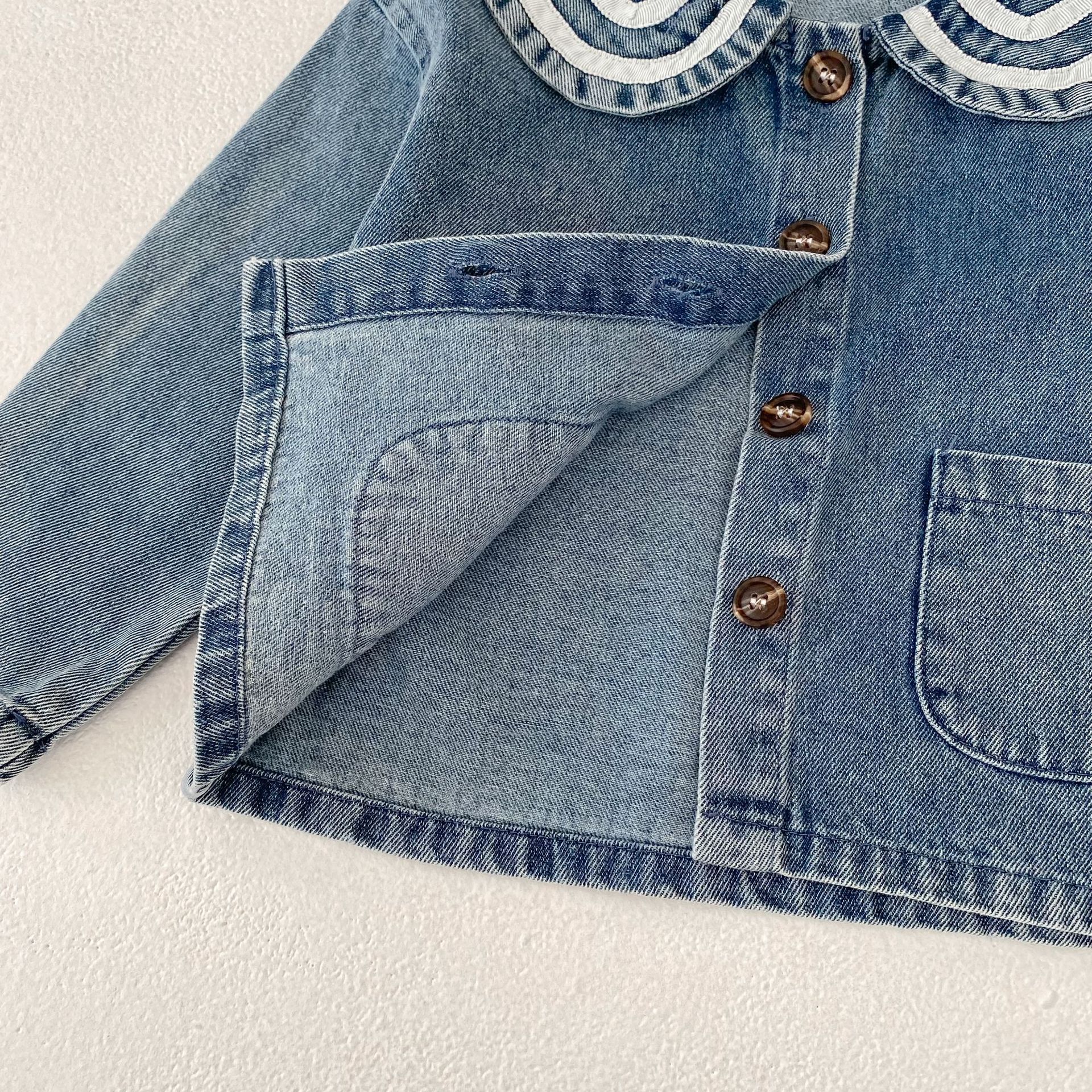 Baby & Toddler Lapel Denim Jacket