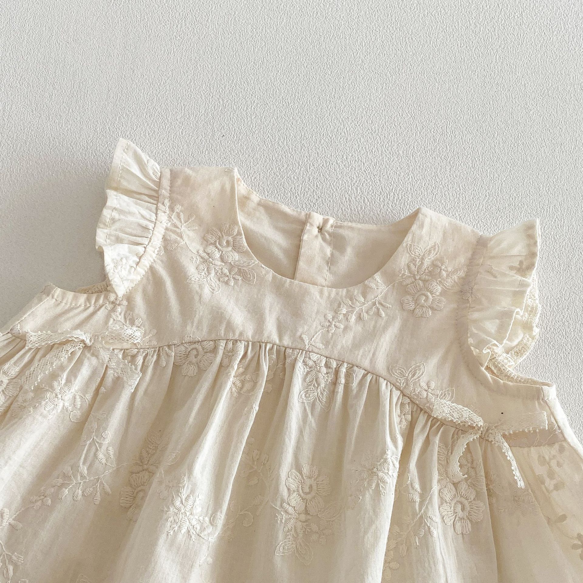 Toddler Girls Cotton Floral Lace Tank Top or Pants