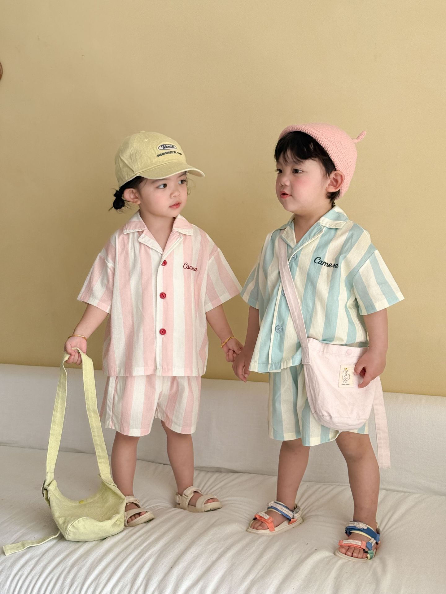 2-Piece Toddler Striped Pajama Set