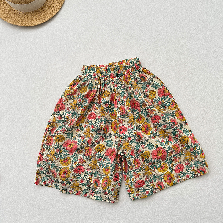 Baby& Kid Floral Casual Shorts