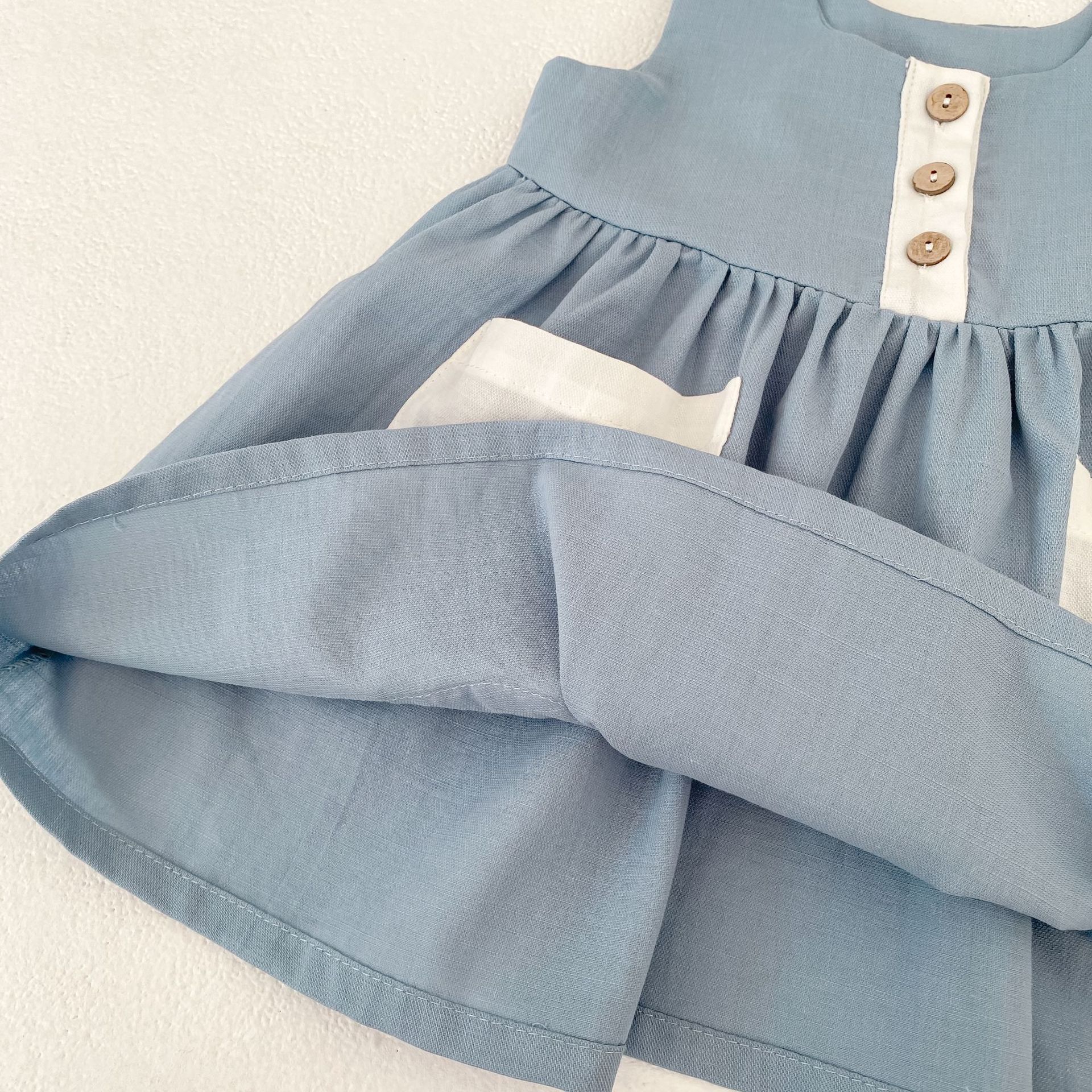 Baby Toddler Bow Knot Floral Pleated Dress