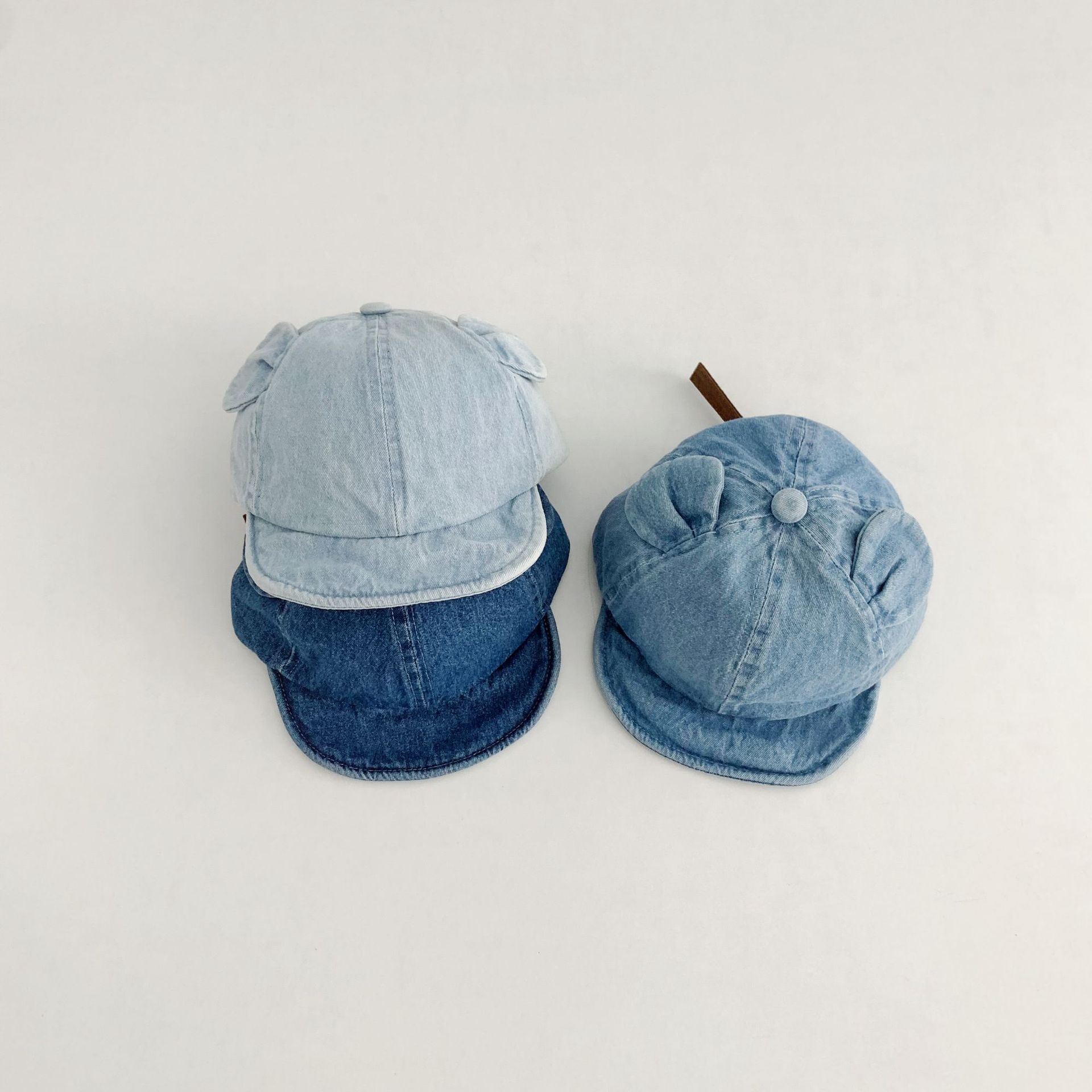 Baby Cute Little Ears Denim Baseball Hat