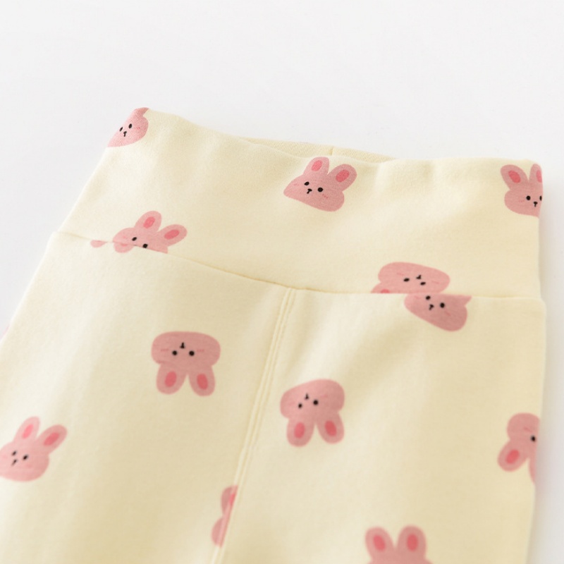 Baby Rabbit Head Print 2-Piece Set