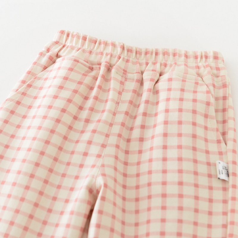 2-piece baby plaid pajama set