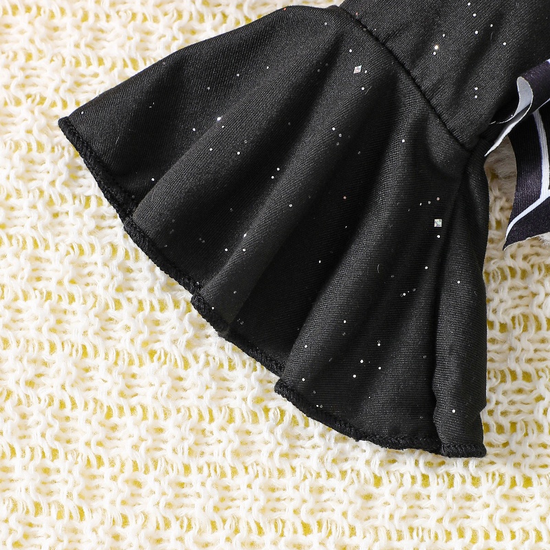 Baby Newborn Halloween Spider Web Print Romper Set