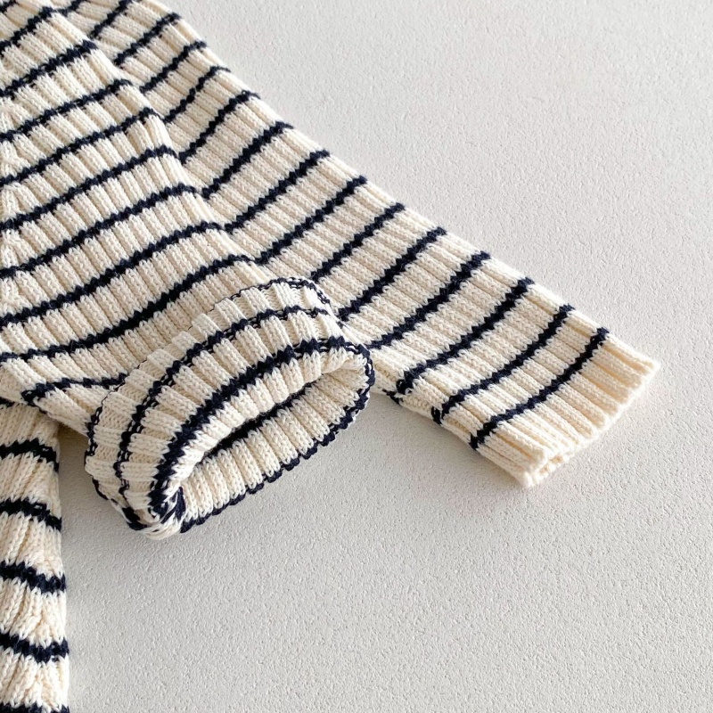 Baby Toddler Girls Striped Knit Sweater Dress