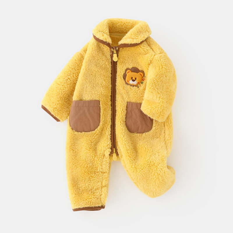 Cuddle Animal Baby Newborn Pocket Hairy Romper