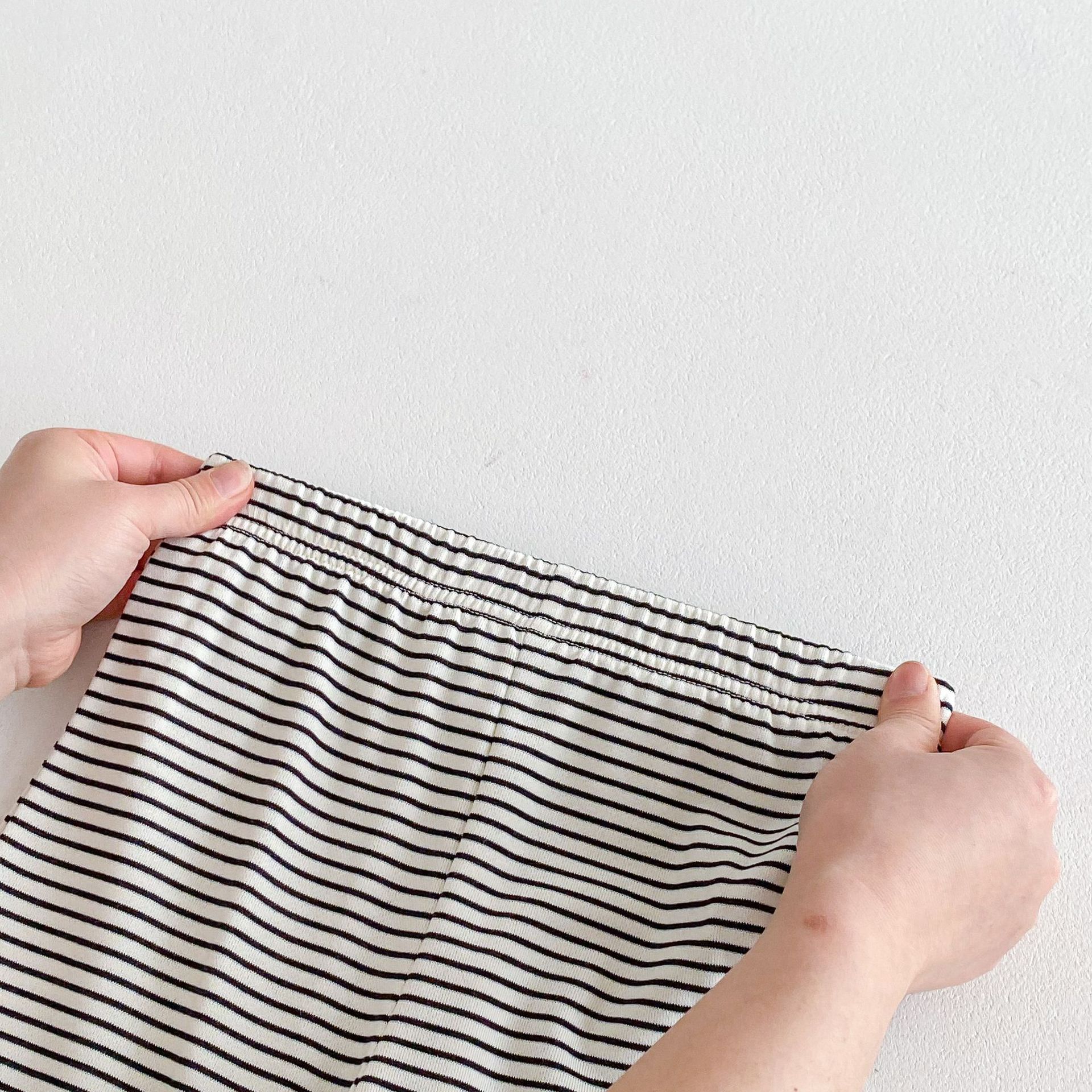 Striped Patch Hooded Sweatshirt And Pants Set