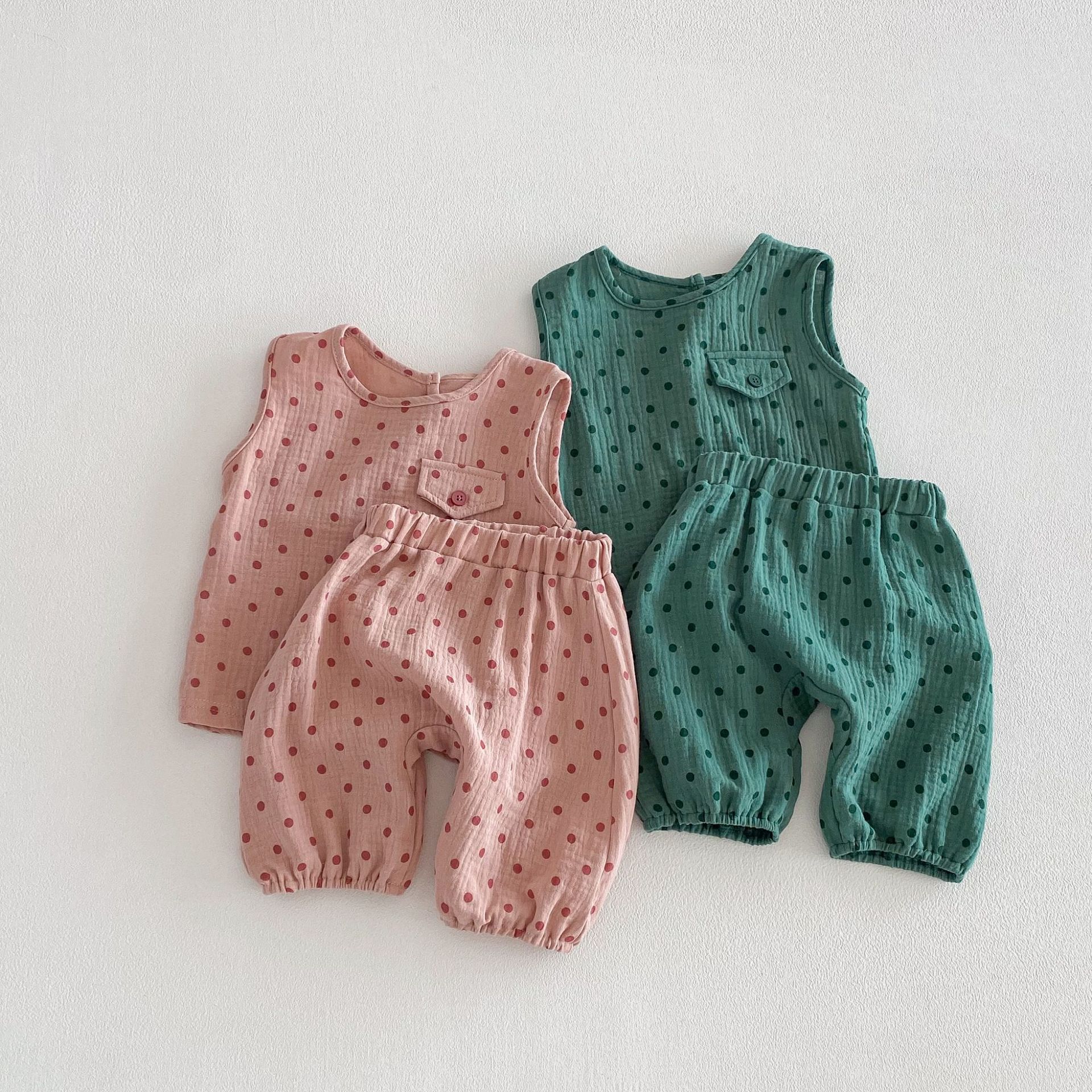 Toddler Polka Dot Tank and Pants Set