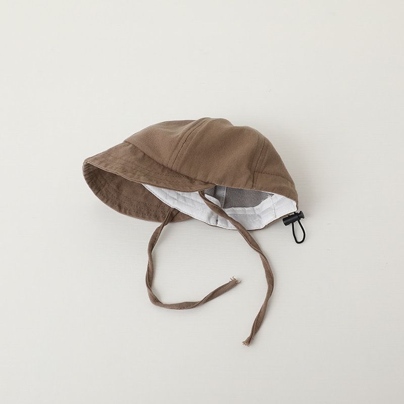 Baby Solid Color Duckbill Fisherman Hat