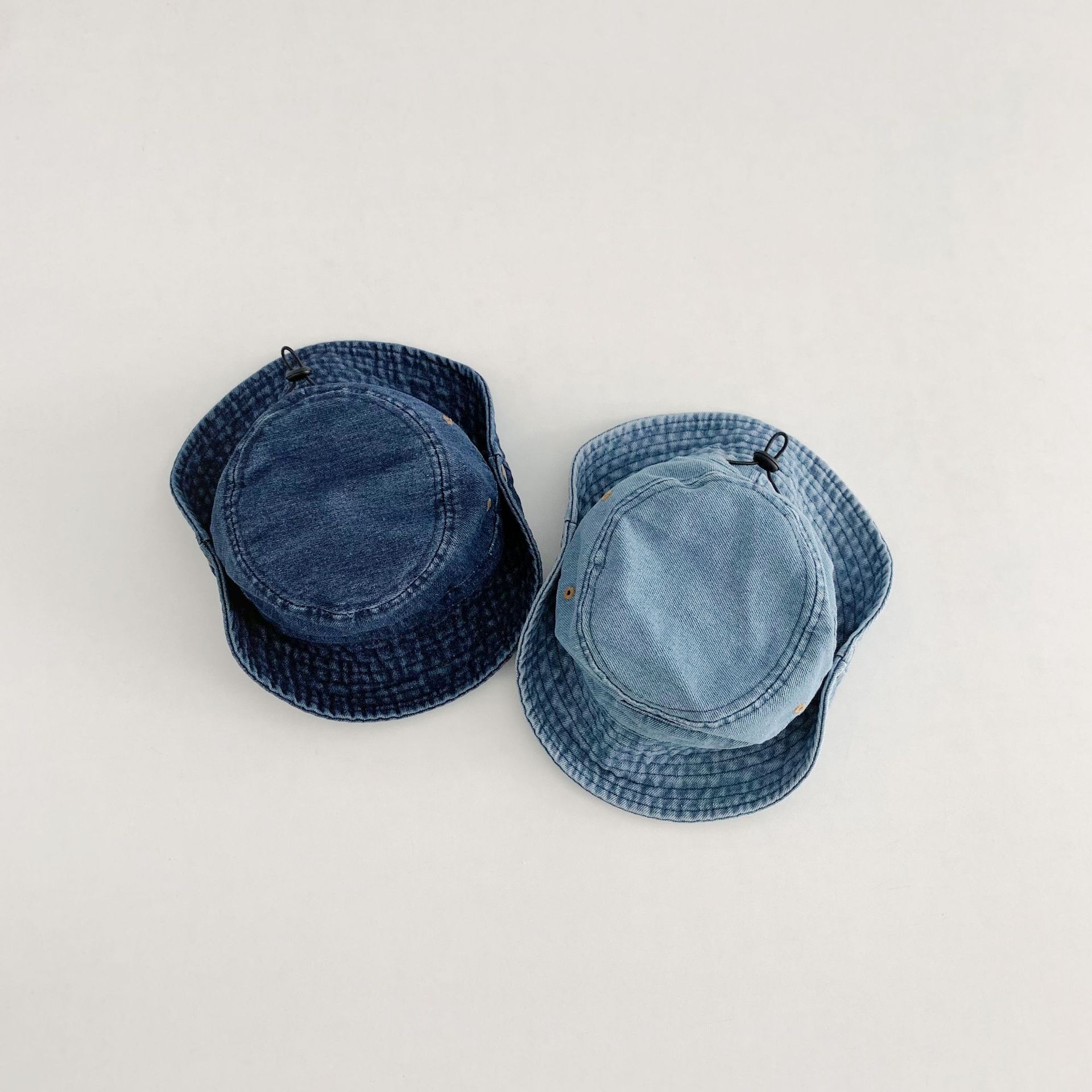 Kids Turn-up Denim Bucket Hat