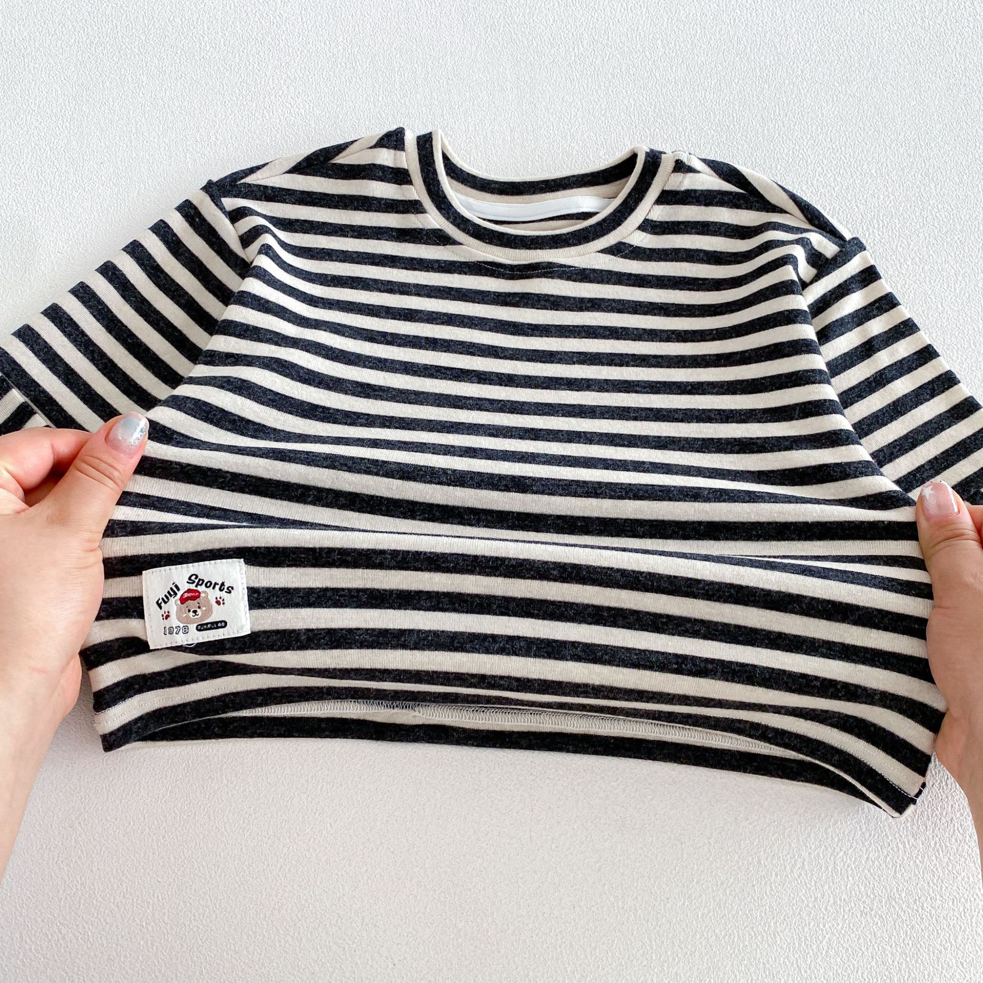 Kids Striped Base Layer T-shirt