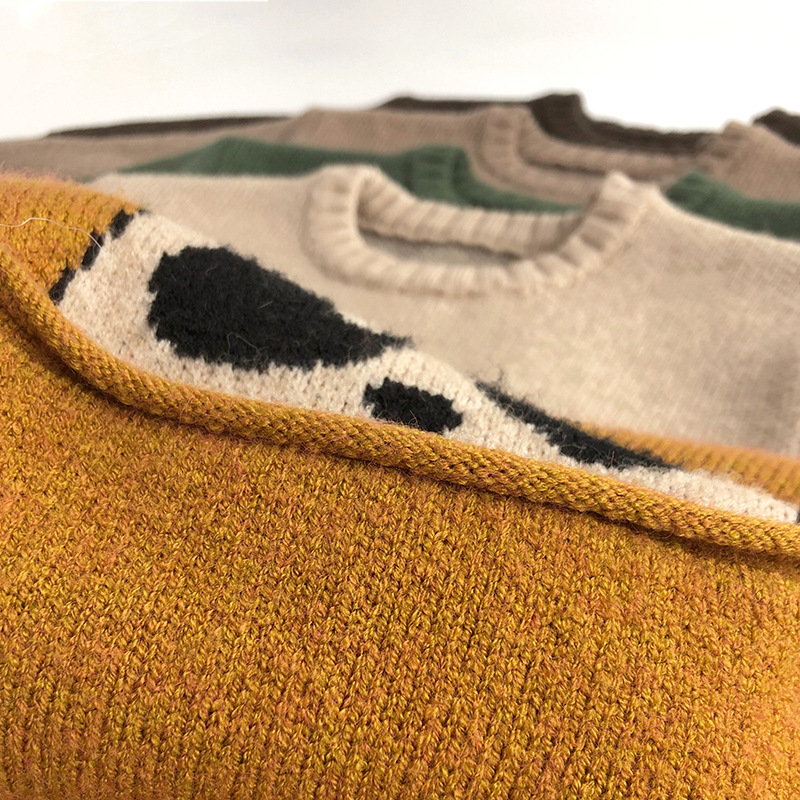 Kids Cartoon Animals Knitted Sweater
