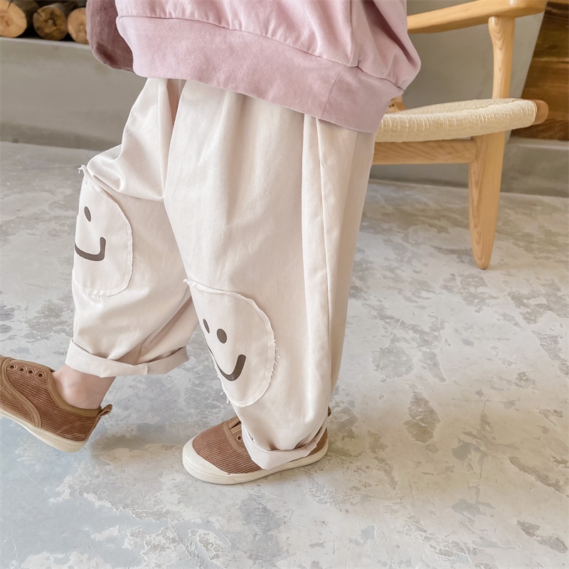 Baby Children's Smiley Face Casual Pant