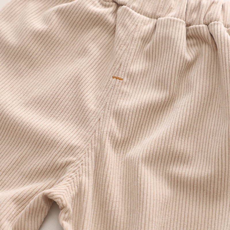 2-piece Baby Toddler Striped Sweatshirt & Bear Print Pants Set