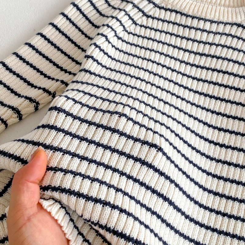 Baby Toddler Girls Striped Knit Sweater Dress