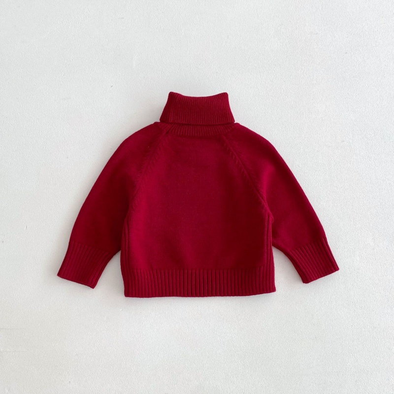 Baby Toddler Multi-Color Turtleneck Sweater