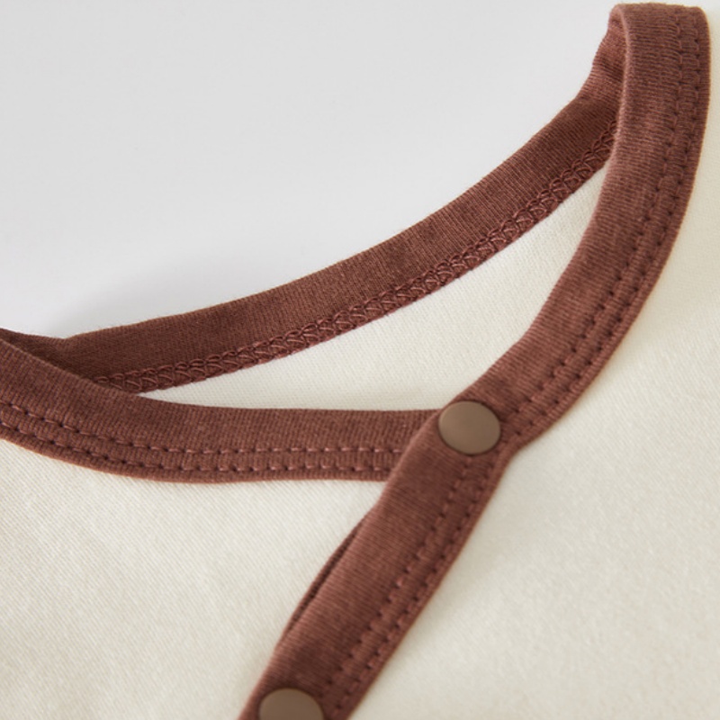 Baby Newborn Bear Colorblock 2-Piece Set