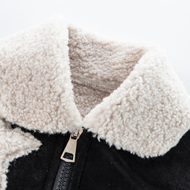 Baby Five-Star Print Fleece Romper