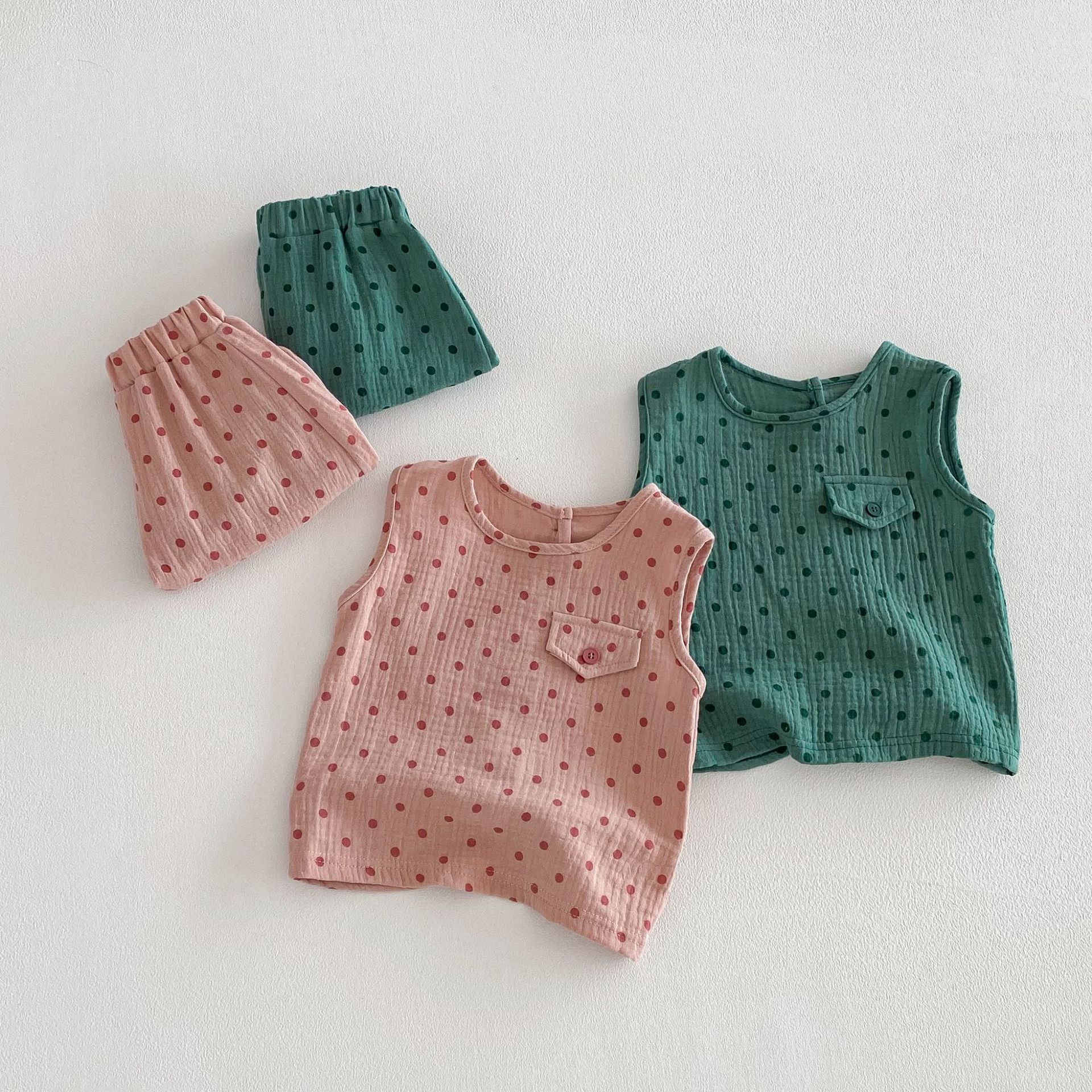 Toddler Polka Dot Tank and Pants Set