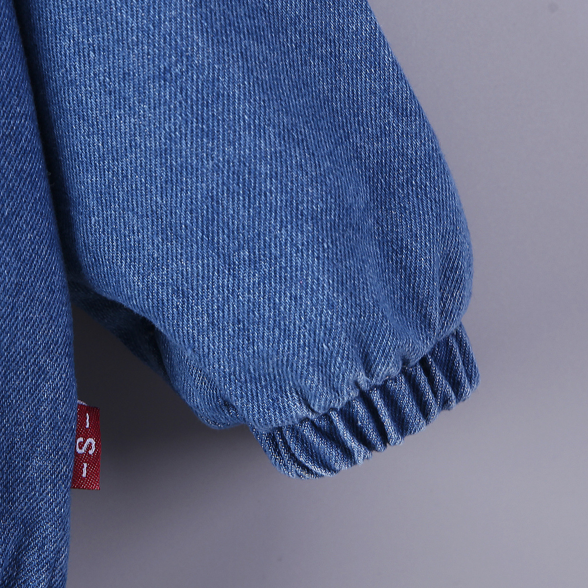 Toddler Zipper Denim 2-Piece Set