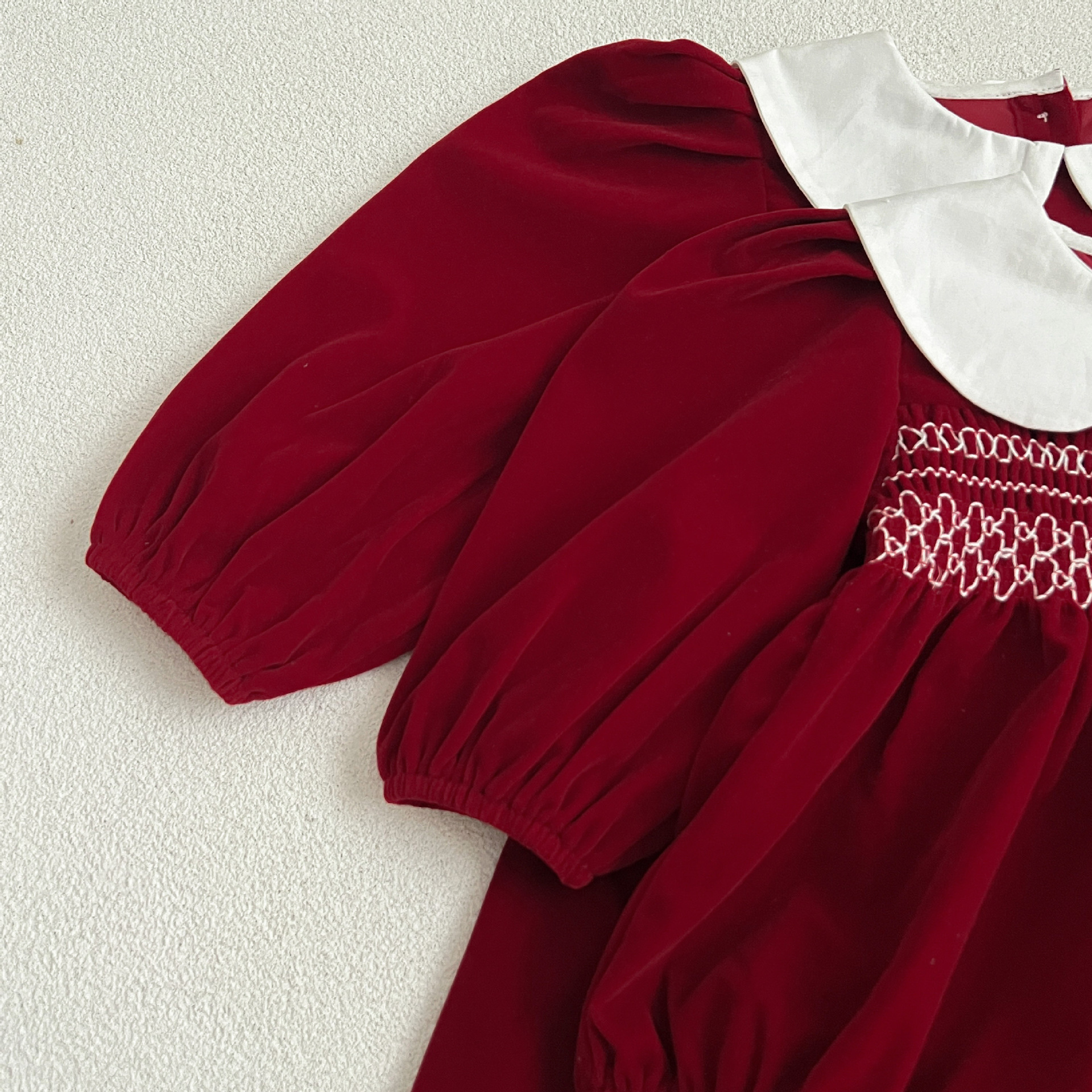DailyBebe Kids Christmas Lapel Collar Dress