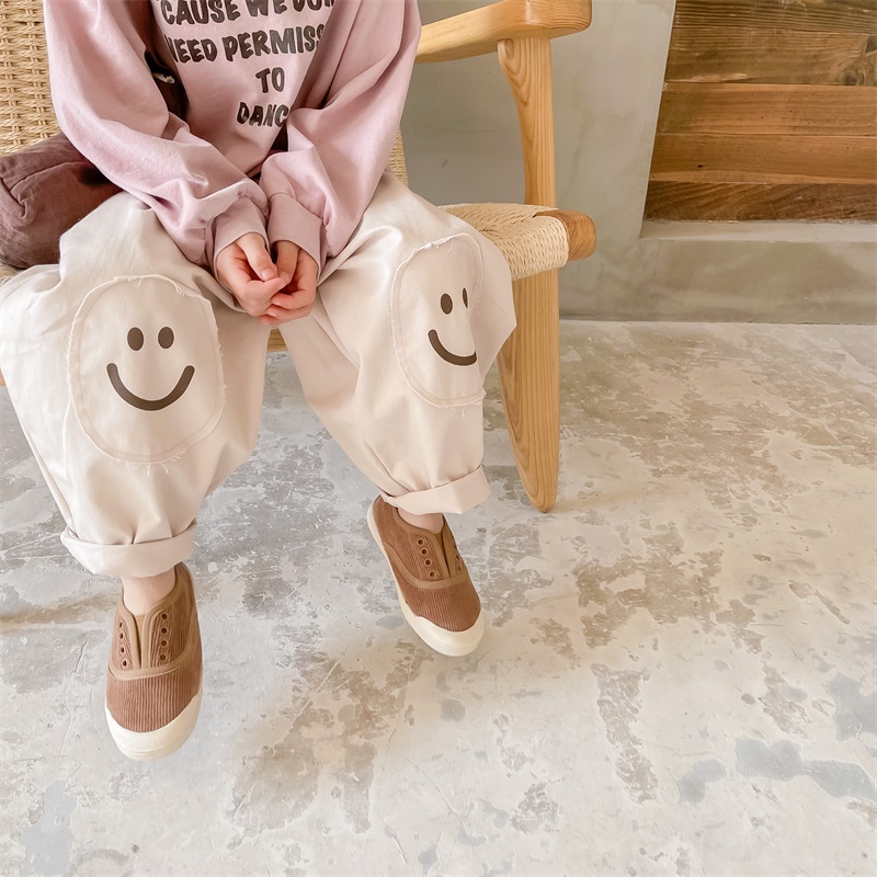 Baby Children's Smiley Face Casual Pant