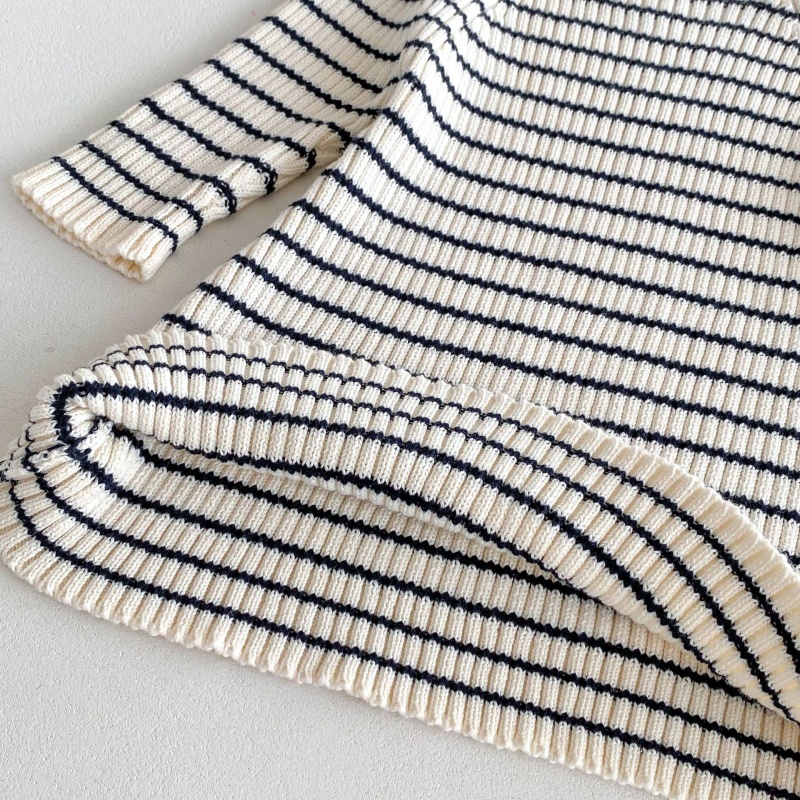 Baby Toddler Girls Striped Knit Sweater Dress