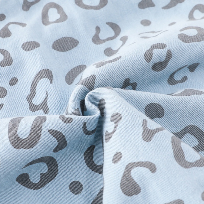 Baby 2 Piece Leopard Print Stand-Up Neck Set