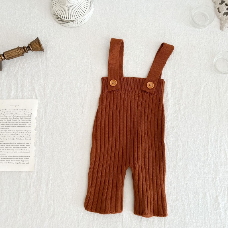 Baby Toddler Knitted Sweater Overalls