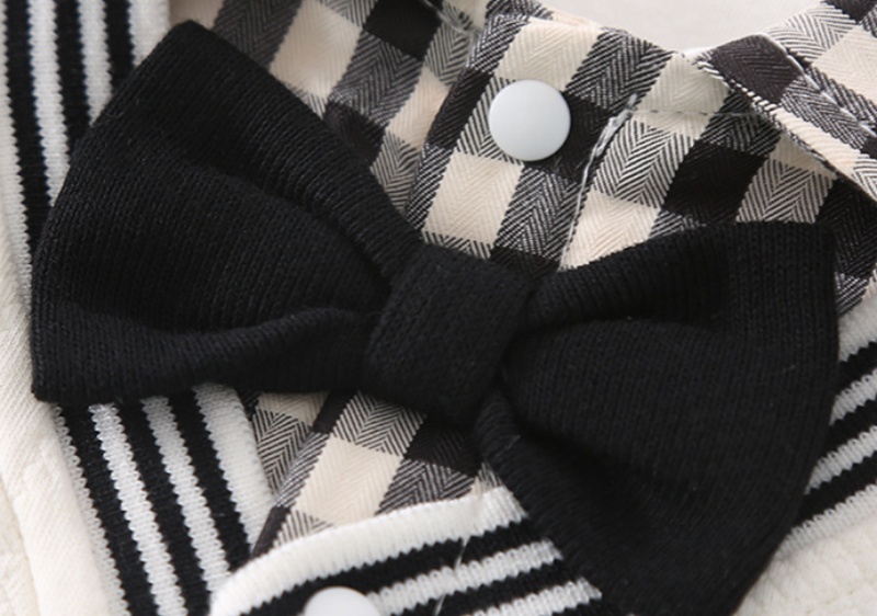 Baby Newborn Bear College Style Romper