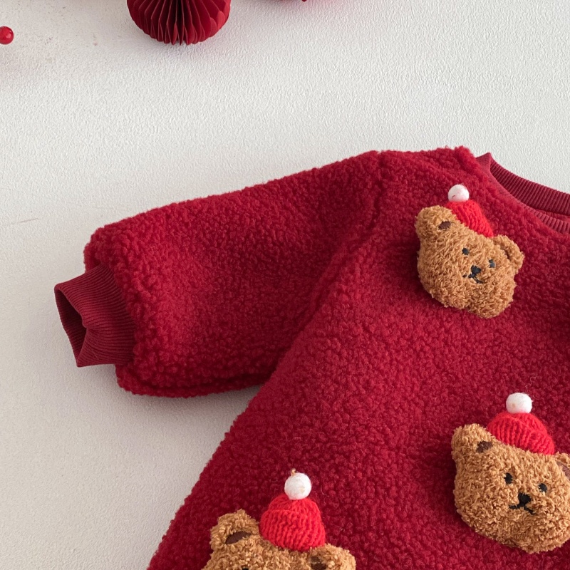 Baby Christmas Bear Romper